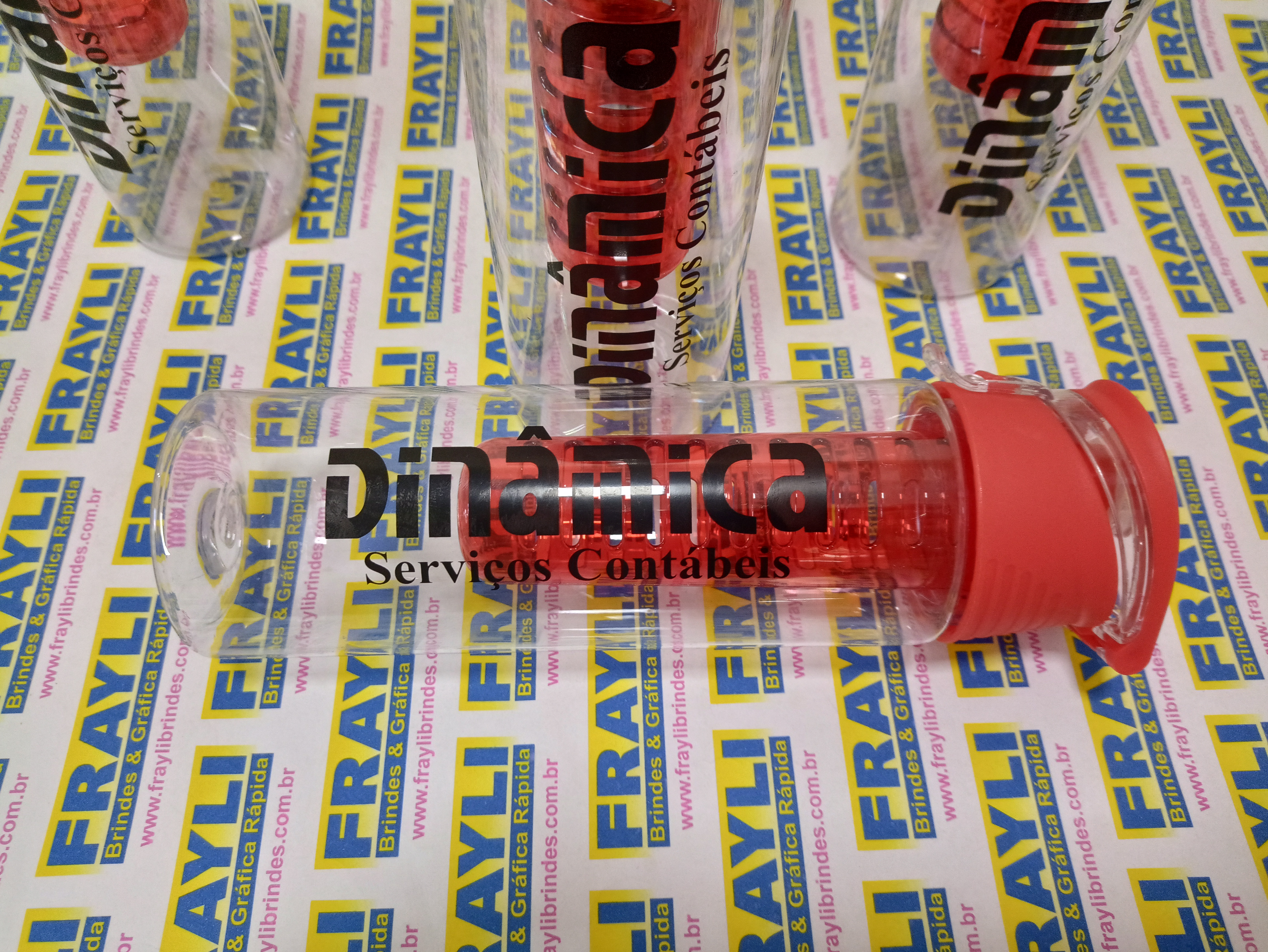 Squeeze Plástico 700ml com Infusor