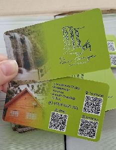 Cartões de Visita com Verniz Localizado 