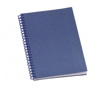 Caderno de Negocios Metalizado Azul 
