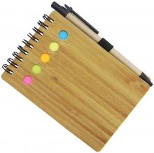 Bloco de Anotações Ecológico com Caneta e Post-it