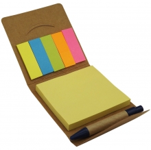 Bloco de Anotações Ecológico com Caneta e Post-it
